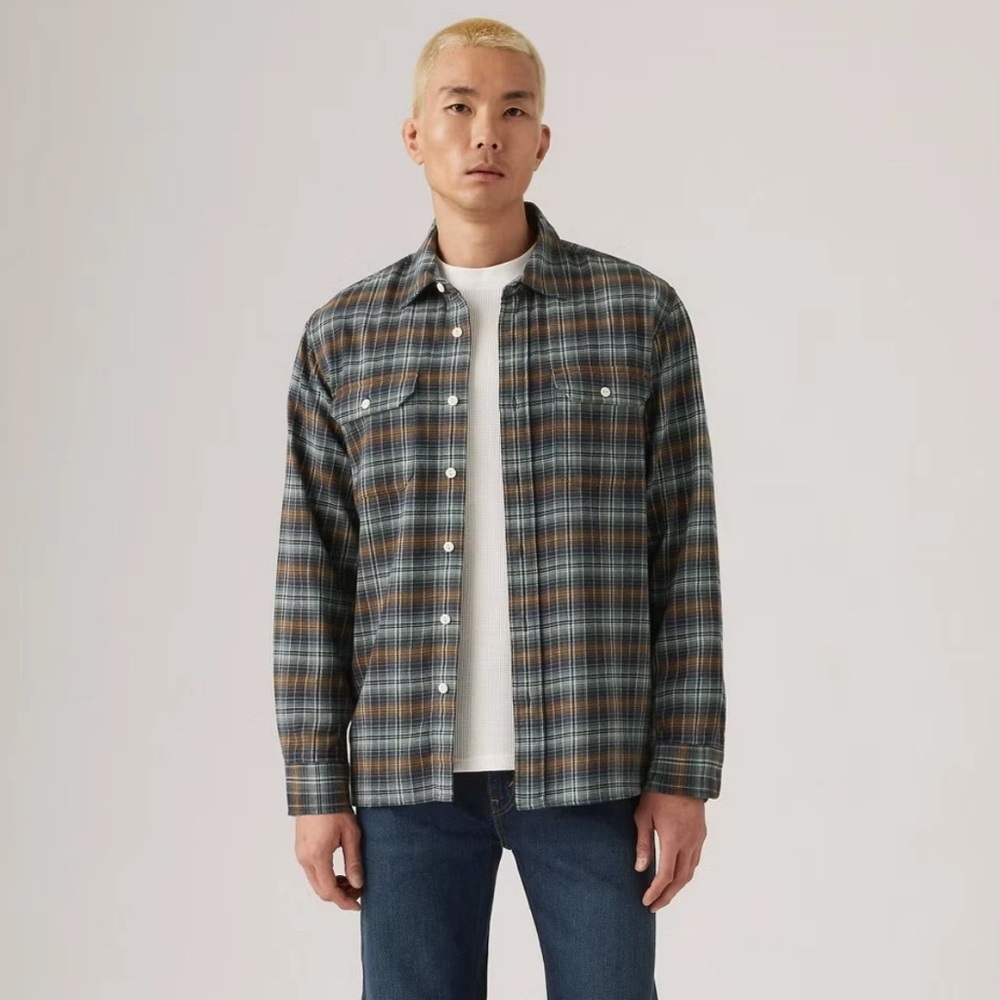 Levi's Multicolor Flannel Button-Down Shirt